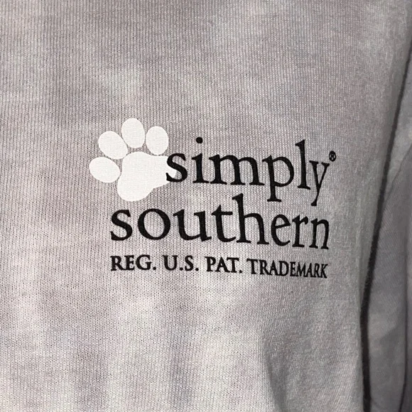 Simply Southern Gray Logo Shirt - Picture 2 of 5